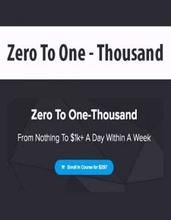 Zero To One -Thousand