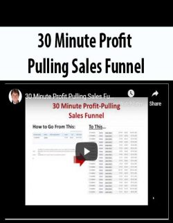 30 Minute Profit Pulling Sales Funnel