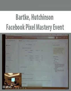 Bartke; Hutchinson – Facebook Pixel Mastery Event