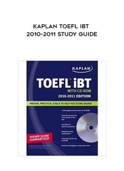 Kaplan TOEFL iBT 2010-2011 Study Guide