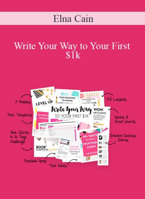 Elna Cain – Write Your Way to Your First $1k