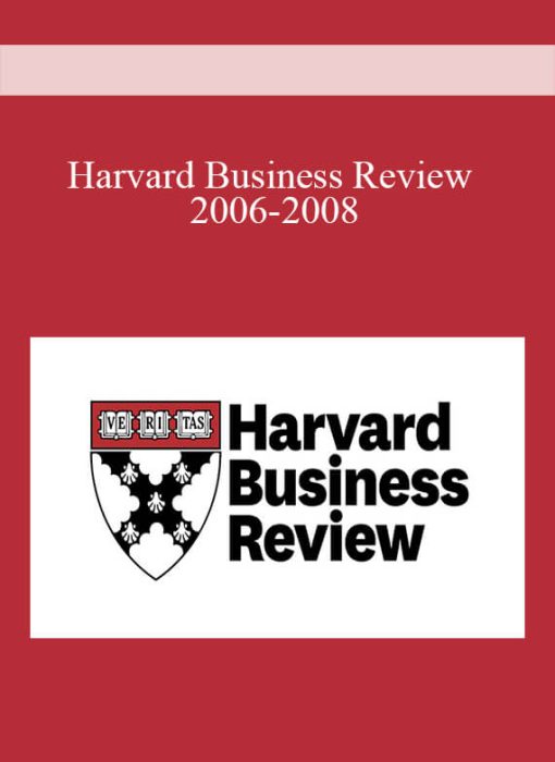 Harvard Business Review 2006-2008