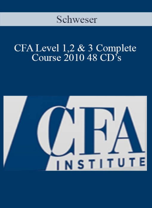 Schweser - CFA Level 1,2 & 3 Complete Course 2010 48 CD’s