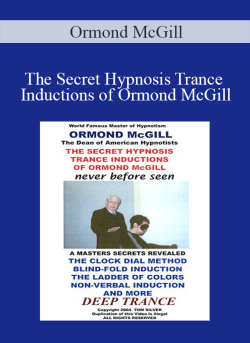 Ormond McGill - The Secret Hypnosis Trance Inductions of Ormond McGill