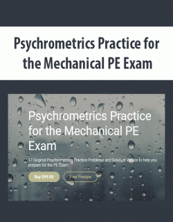 Psychrometrics Practice for the Mechanical PE Exam