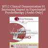 [Audio] BT12 Clinical Demonstration 01 - Increasing Impact in Experiential Psychotherapy - Jeffrey Zeig